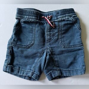 Tommy Hilfiger Kids Blue Denim Shorts, Size 18 Months